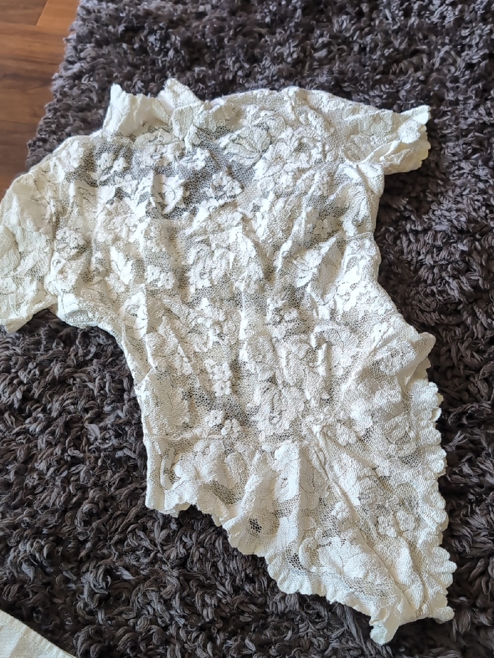 Lace bodysuit size small